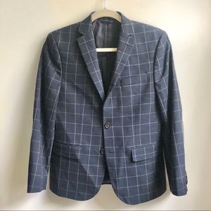 Ralph Lauren Elbow Patch Plaid Blazer Sports Coat